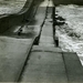 1935 Buitenhaven, stormschade aan het zuider havenhoofd.