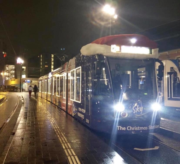 Amsterdam wel een kersttram. Den Haag ook