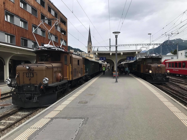 414+415  Davos Platz, Graubunden, Switzerland.