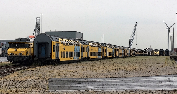 Daar staan ze dan... Amerikahaven, 10 juli 2019.