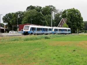 De nieuwe trein van de Bentheimer Eisenbahn. Die tussen Bad Benth
