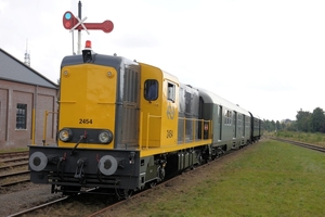 EX NS 2454 Station Stadskanaal Aankomst Van Musselkanaal op 17-09