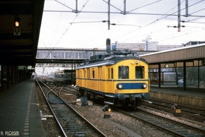 Good old 'Jules' in het station van Leiden. 14-02-1990