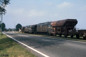 Laatste reis van de 1007 en 1009 bij Uithoorn richting Mijdrecht.