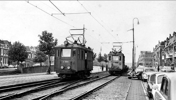 Den Haag, Raamweg, opbraak, links de A1003