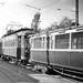 Broek in Waterland, Eilandweg, tramstation, laatste rit in 1956