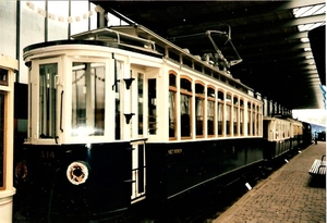 De A14 in het spoorwegmuseum in de jaren'80. Eigenlijk is de wage