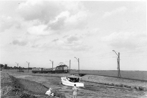 Monnickendam verlaten en op weg naar Broek in Waterland.....