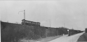 Op en af rit van het Klinkenberger viaduct A44 Sassenheim.