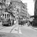 Spuistraat met NZH trams naar Sloterdijk en Zandvoort.