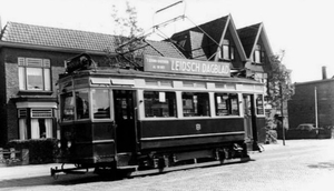 Dorpsstraat, Kerkbuurt,  Bijzonder is dat dit eindpunt werd inges