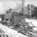 Tram omgebouwd op een sneeuwploeg rond 1929