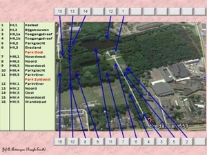 Luchtfoto Google-Earth. Bouckenborghpark.