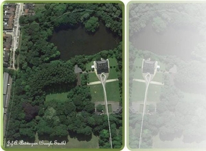 Luchtfoto Google-Earth. Bouckenborghpark.