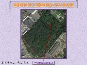 Luchtfoto Google-Earth. Bouckenborghpark.