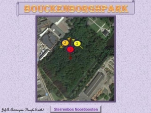 Luchtfoto Google-Earth. Bouckenborghpark.