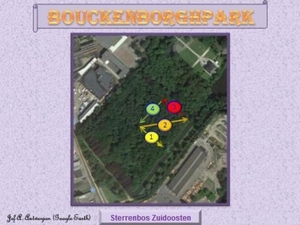 Luchtfoto Google-Earth. Bouckenborghpark.