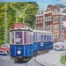 De blauwe werkspoor tram uit 1929