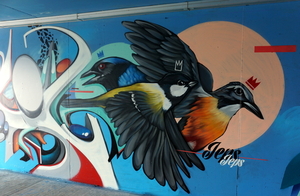 Streetart-Spoorweg-Fietsviadukt-Roeselare-