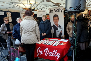 Jo Vally op de Roeselaarsemarkt-6-12-2016