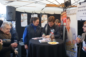 Jo Vally op de Roeselaarsemarkt-6-12-2016