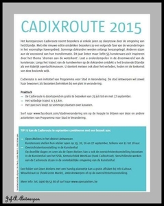 Cadixroute 2015. Dromen aan de waterkant.