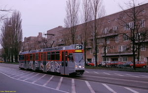 Ajax  GVB 100 jaar(uitvoering 2), GVB 813, Lijn 25,