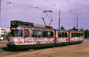 Albert Cuypmarkt, GVB 652, Lijn 12, Julianaplein,