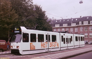 Appelsientje(uitvoering 4A), GVB 913, Lijn 5, Beethovenstraat