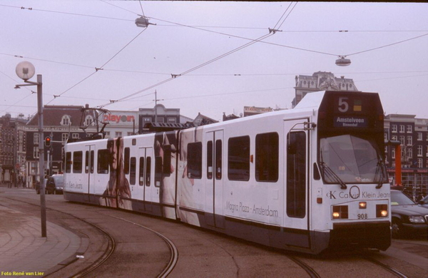 Calvin Kleijn Fashion, GVB 908, Lijn 5, Westelijke Toegangsbrug