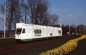 Cargotram City Cargo, GVB 801, Cornelis Lelylaan,