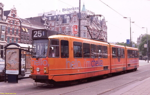 Chello(uitvoering 2), GVB 752, Lijn 25, Rokin, 10 juni 2000.