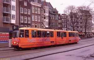 Chello(uitvoering 2), GVB 753, Lijn 9, Waterlooplein,