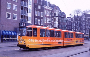 Chello(uitvoering 3), GVB 748, Lijn 14, Waterlooplein,