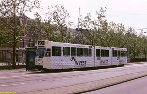 Circle-Tramlijn 20  Uni Invest, GVB 809, Lijn 20, Marnixstraat,