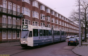 Circletramlijn 20 & Dynamic, GVB 781, Lijn 25, Hunzestraat,