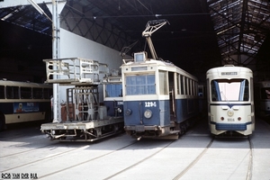 charmante trambedrijf van Marseille. Deze dia's zijn 19 juli 1973