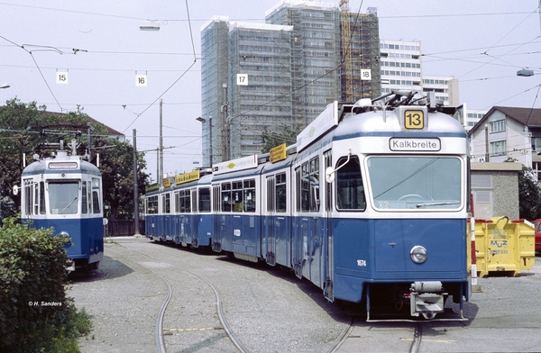 Zwitserland, Zürich, zomer 1989.