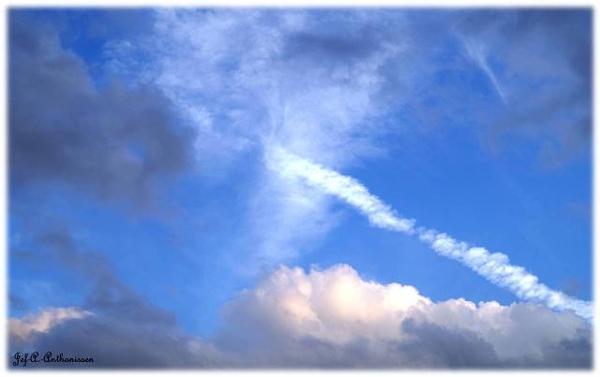 Terras, wolken.