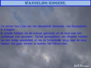 Wandeling Hingene.