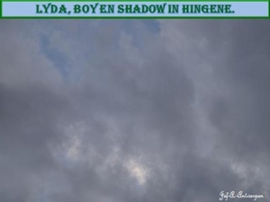 Lyda, Boy en Shadow in Hingene.