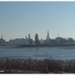 Op de dijk tussen Schelde en Noordkasteel.