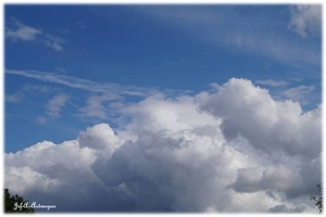 Wolken boven het Noordkasteel.