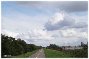 Wolken boven het Noordkasteel.