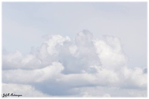 Wolken boven het Noordkasteel.