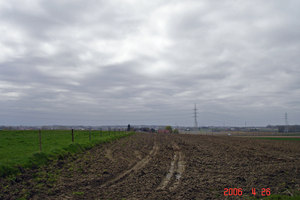 boven op de berg