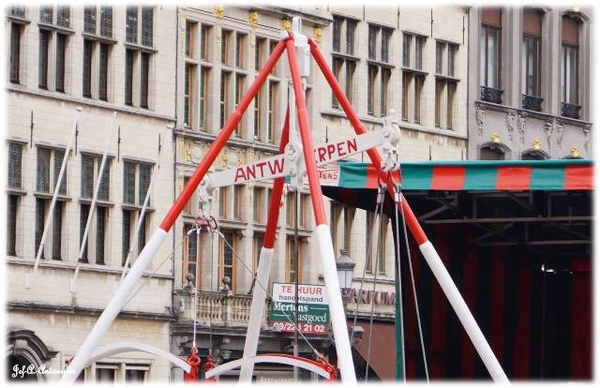 Antwerpen, Jef-A., De Grote Markt, Weegschaal Sint Jan.