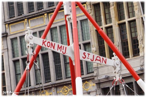 Antwerpen, Jef-A., De Grote Markt, Weegschaal Sint Jan.