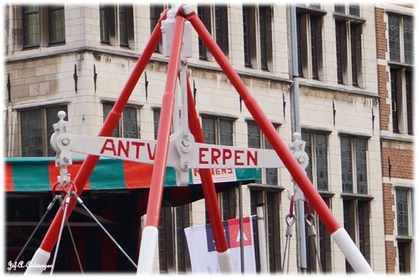 Antwerpen, Jef-A., De Grote Markt, Weegschaal Sint Jan.