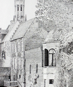 Brugge (Chineese inkt)